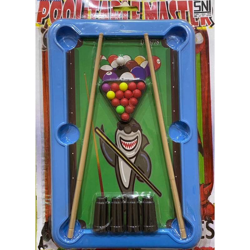 Mainan Billiard Anak / Mainan Anak Billiard / Mainan Pool Table Master