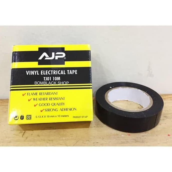 

Isolasi Listrik Ajp 10 Meter Isolasi Kabel Lem Lakban Solasi Selotip Tokabkbek33 Ayo Beli