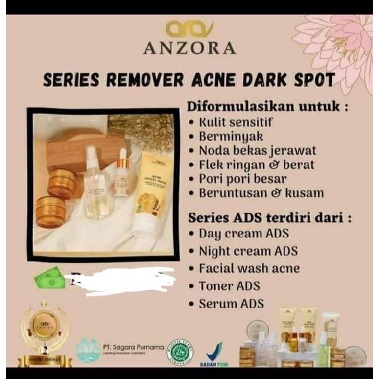 PAKET ANZORA ACNEDARKSPOT(ADS)