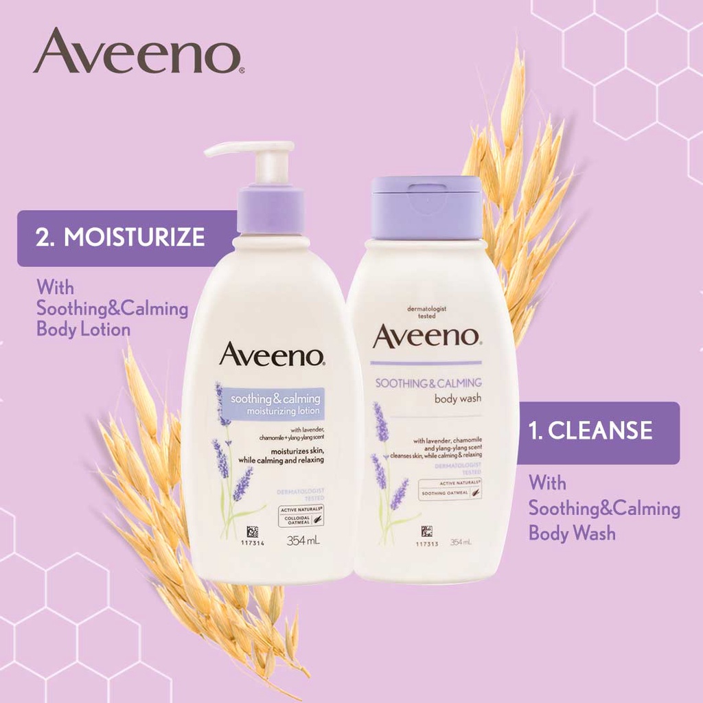 Aveeno Soothing and Calming Lotion - Losion Pelembab Badan - 354ml