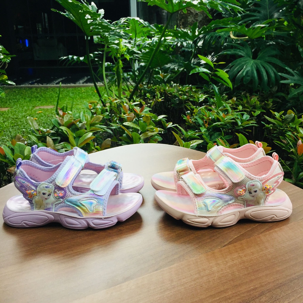 Sepatu Sandal Anak Perempuan Import / Princess / Bintang / Fashion