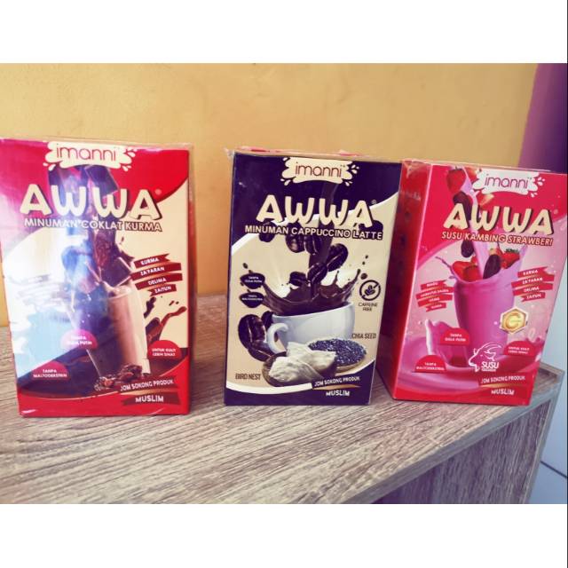 

Awwa susu kambing produk import malaysia
