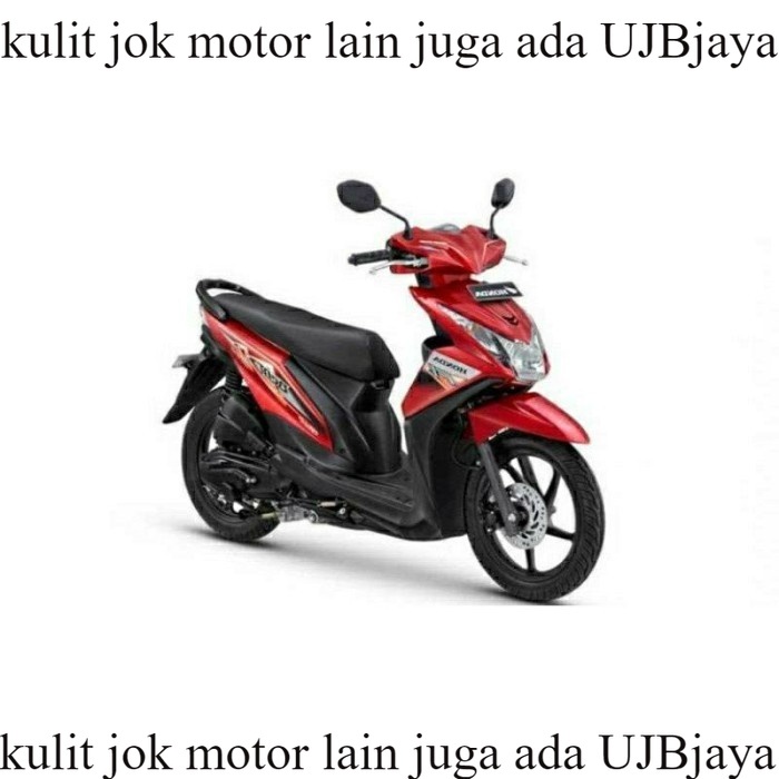 Sarung Jok Motor Beat Fi Original / BAHAN ORI Kulit Jok Motor Beat Fi S7