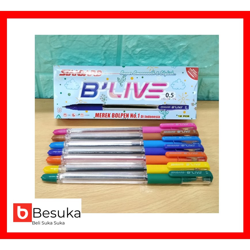 

BALLPOINT STANDARD B'LIVE 0.5 MM (COLOR)