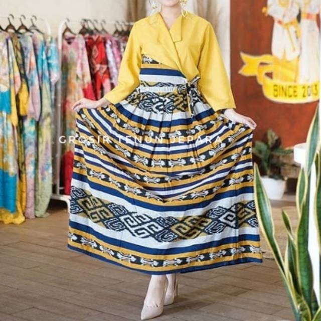 SET TENUN (BLUS+ROK TENUN)