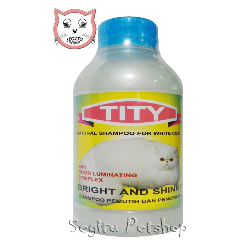 SHAMPO KUCING KHUSUS UNTUK KUCING PUTIH TITY WHITE SOLID