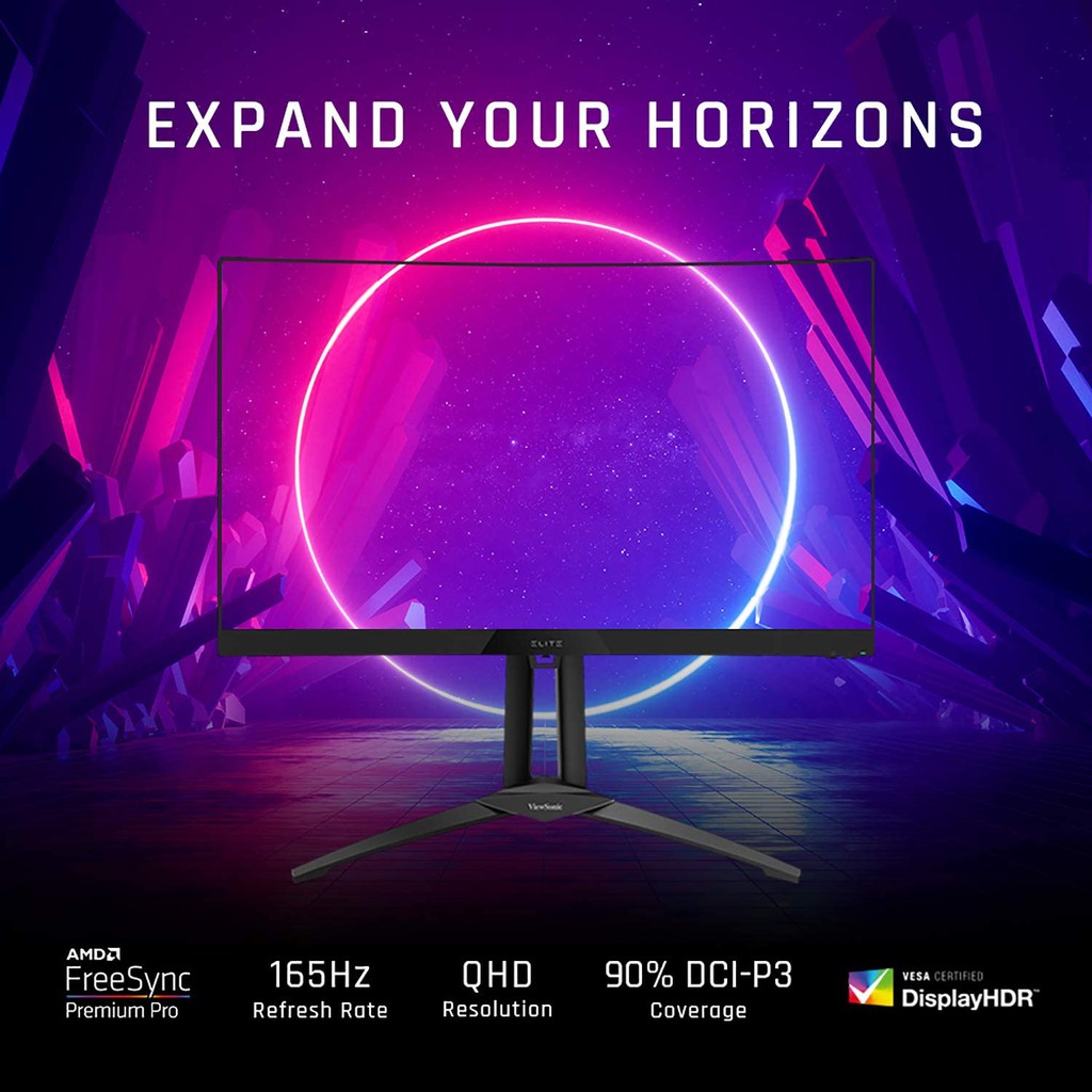 Viewsonic XG270QC 27inch 165Hz QHD Freesync Curved Gaming Monitor