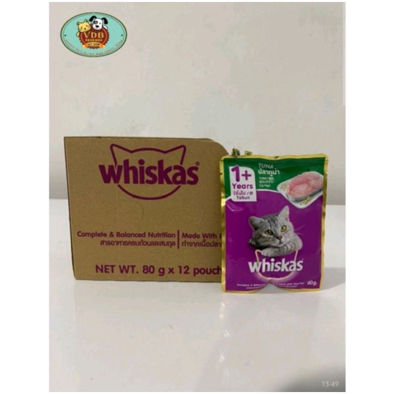 Whiskas adult tuna 24pcs