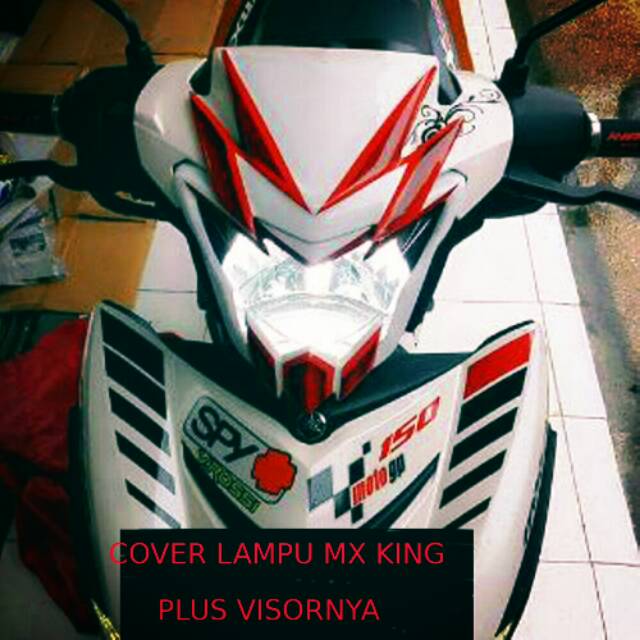 COVER LAMPU MX KING 150 PLUS VISOR