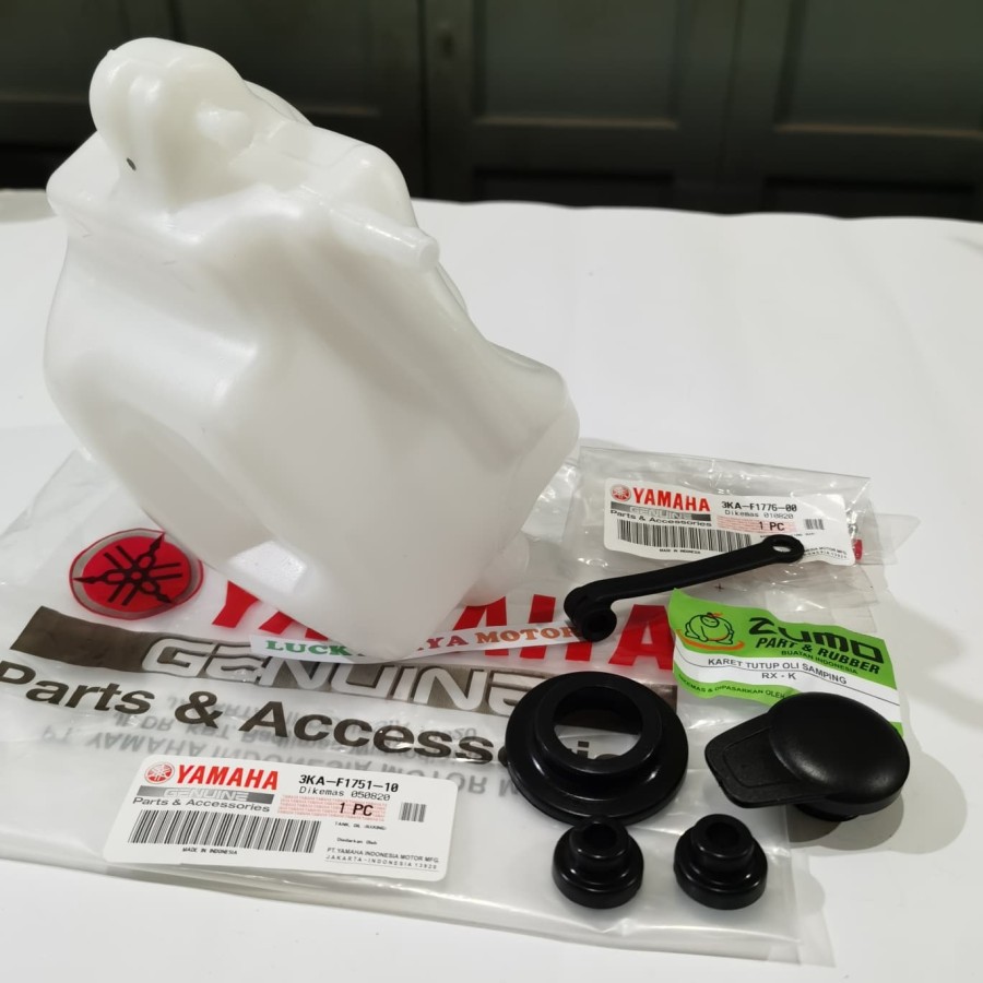 Tabung tangki tank oil wadah oli samping plus karet Rx king Rxking-1