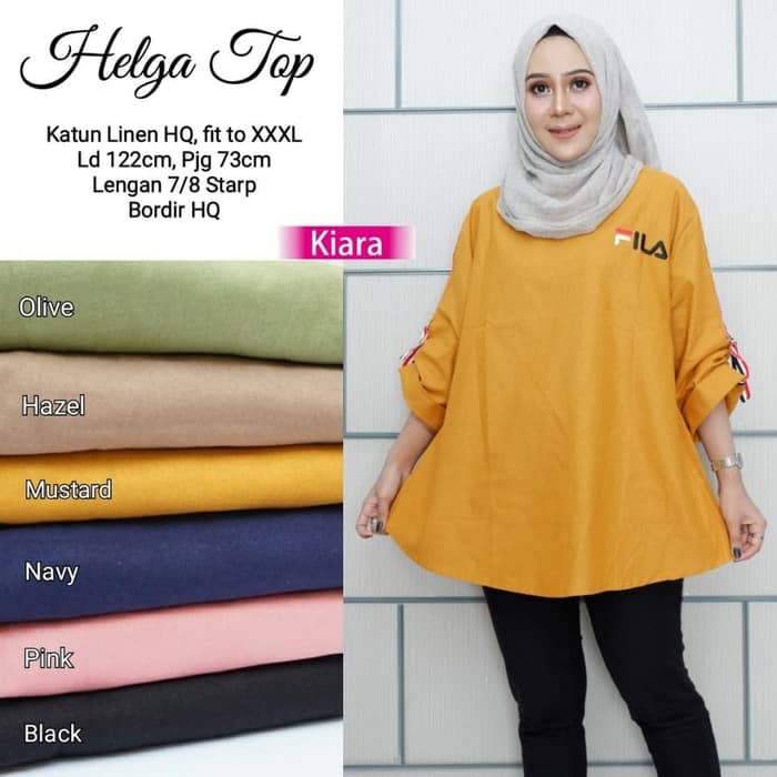 Baju Jumbo Wanita Blouse Helga OK18