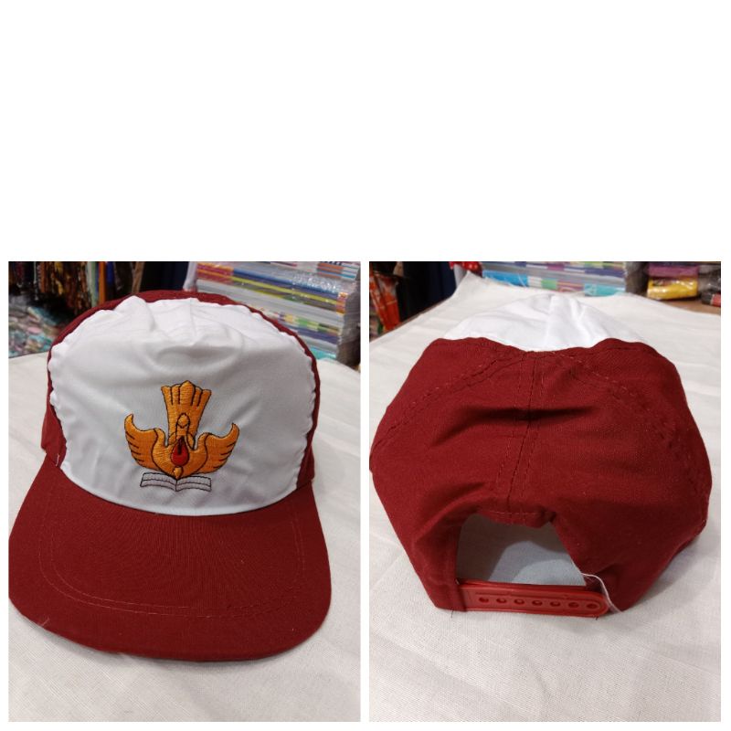 topi sekolah / topi SD / Topi SMA / topi SMK / topi SMP / topi pramuka / topi Boni / topi rotan / topi baret