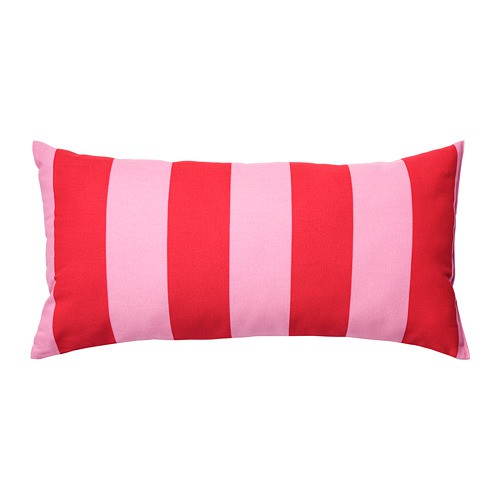 SARAKAJSA Bantal kursi merah muda merah garis garis