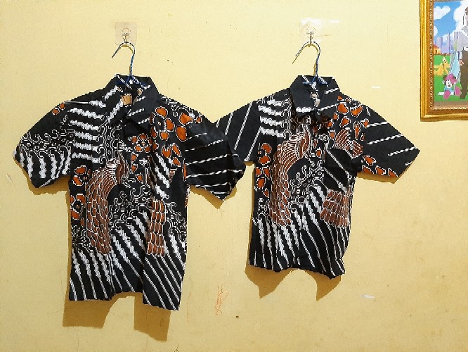 ( Cod ) Batik Couple Keluarga Terlengkap Motif Manuk Gemek