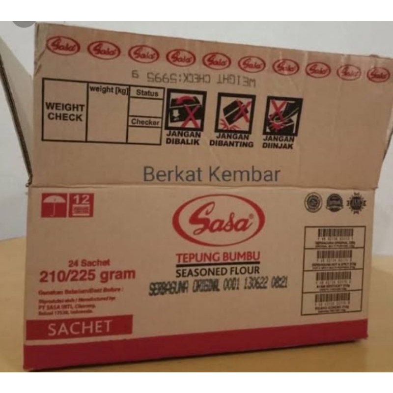 

kardus bekas tepung sasa ukuran 45x30