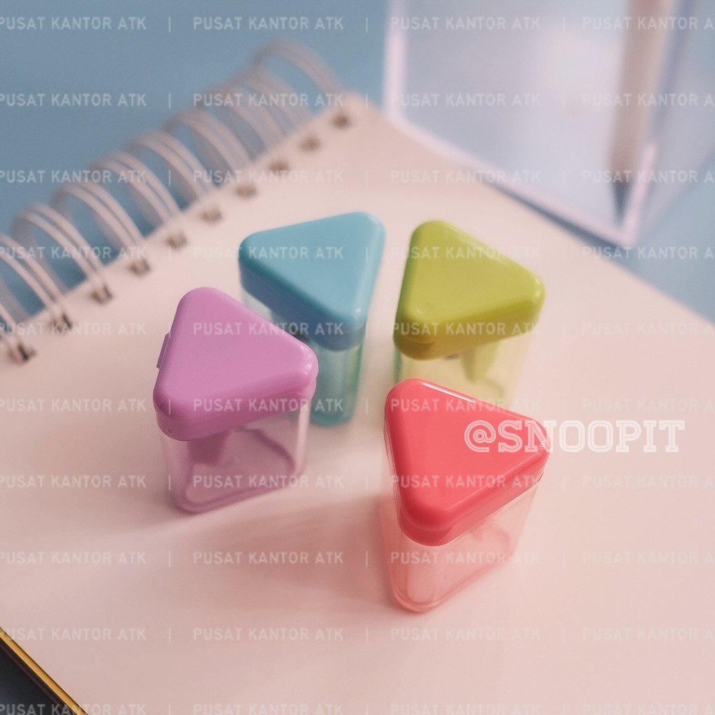

Rautan Sharpener Pengserut Peruncing pensil alat tulis stationery Pengserut Serutan