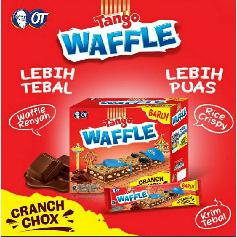 Tango waffle crunchox box