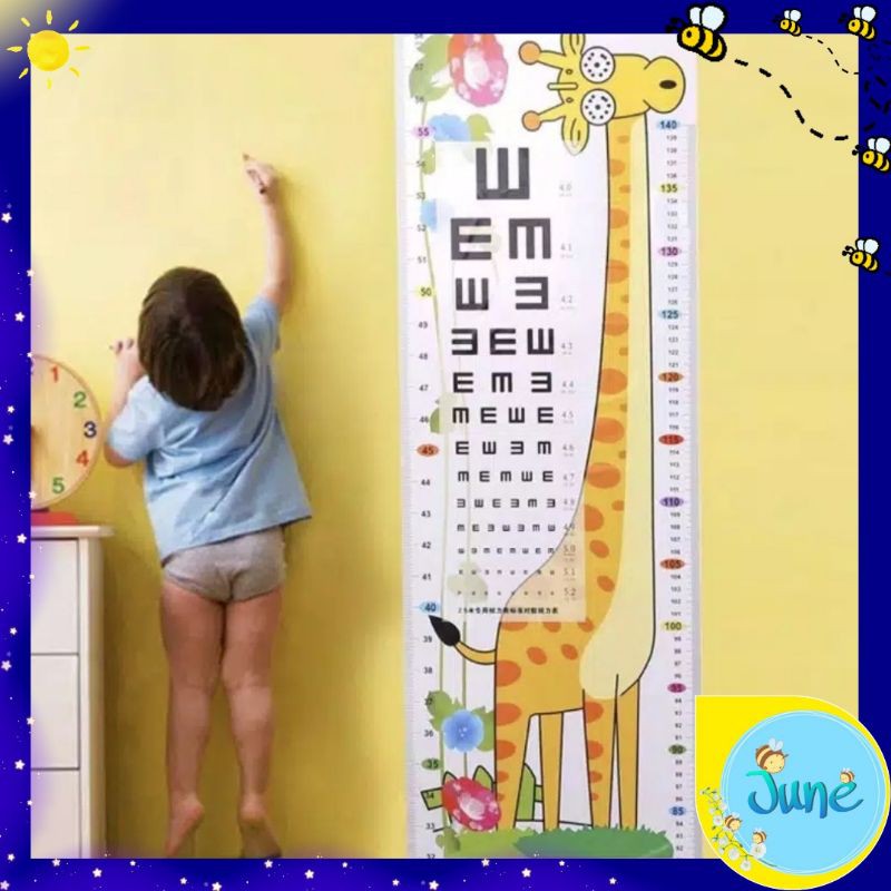[READYJAKARTA] STICKER DINDING PENGUKUR TINGGI BADAN ANAK STIKER DEKORASI UKURAN TINGGI BADAN #1122