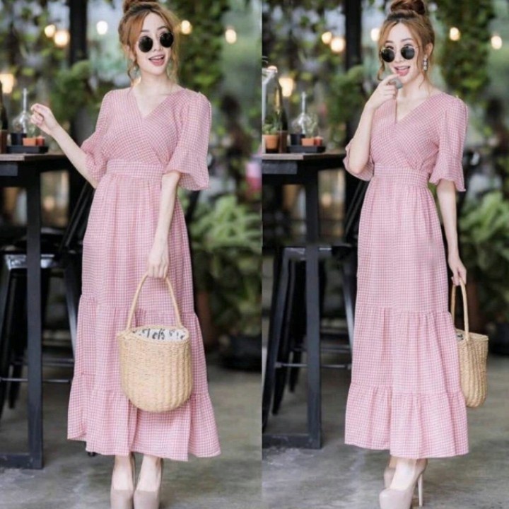 MS/ DRESS MAXY GEYLA / MAXI / GAMIS KOTAK / HIJAB KOTAK / GAMIS KOREA WANITA MELSSASTORE FASHION