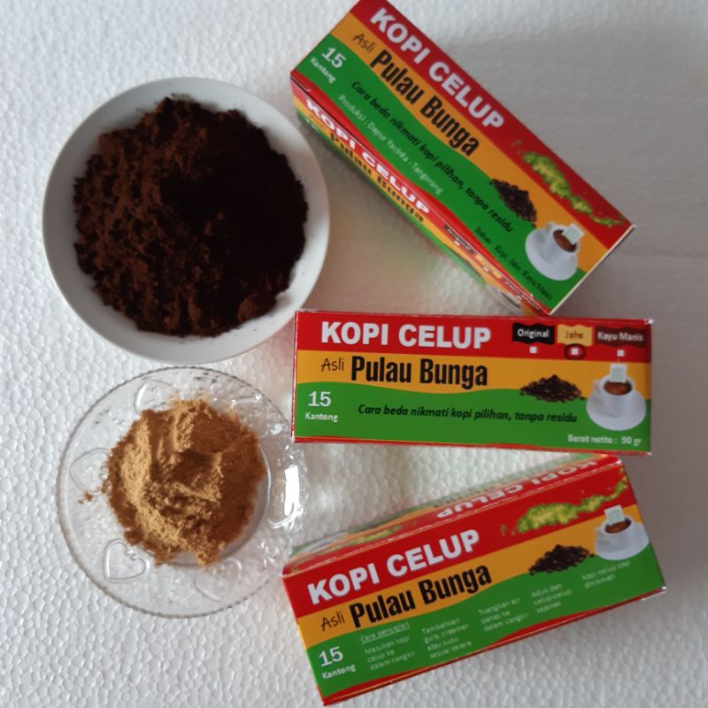 

Kopi Celup asli Pulau Bunga VARIAN KOPI JAHE