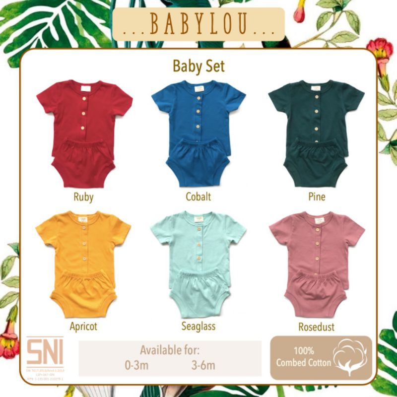 Setelan Baby Lou baby Newborn / stelan baru lahir