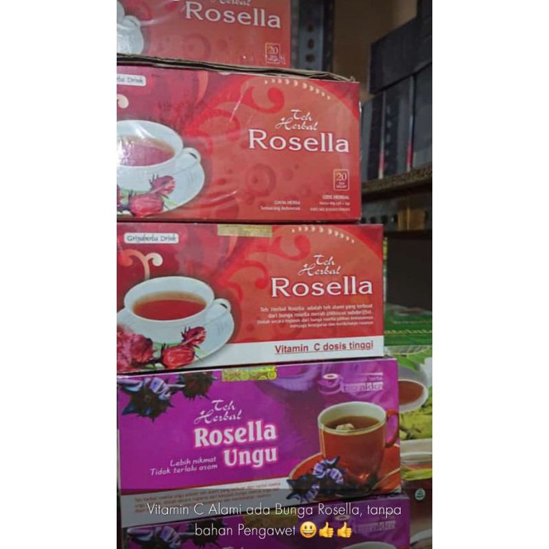 

teh celup rosela merah/ungu