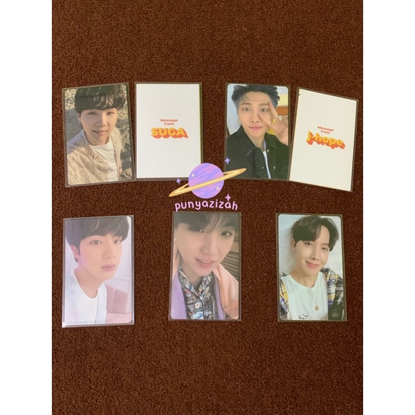 Photocard Suga Butter Peaches POB Butter RM Jin BE Ess Suga Persona 3 POB BE j-hope