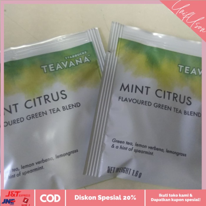 

⭐COD⭐ Tea Bag TEAVANA Mint Citrus