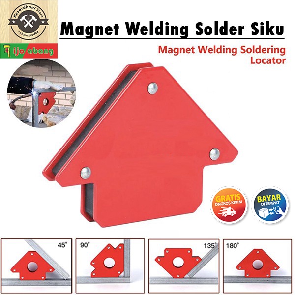 Siku Magnet Las 3 Inch WIZCORE 3inch 25 Lbs Arrow Magnetic Welding Holder 3&quot; Locator Magnet Siku Las Besi