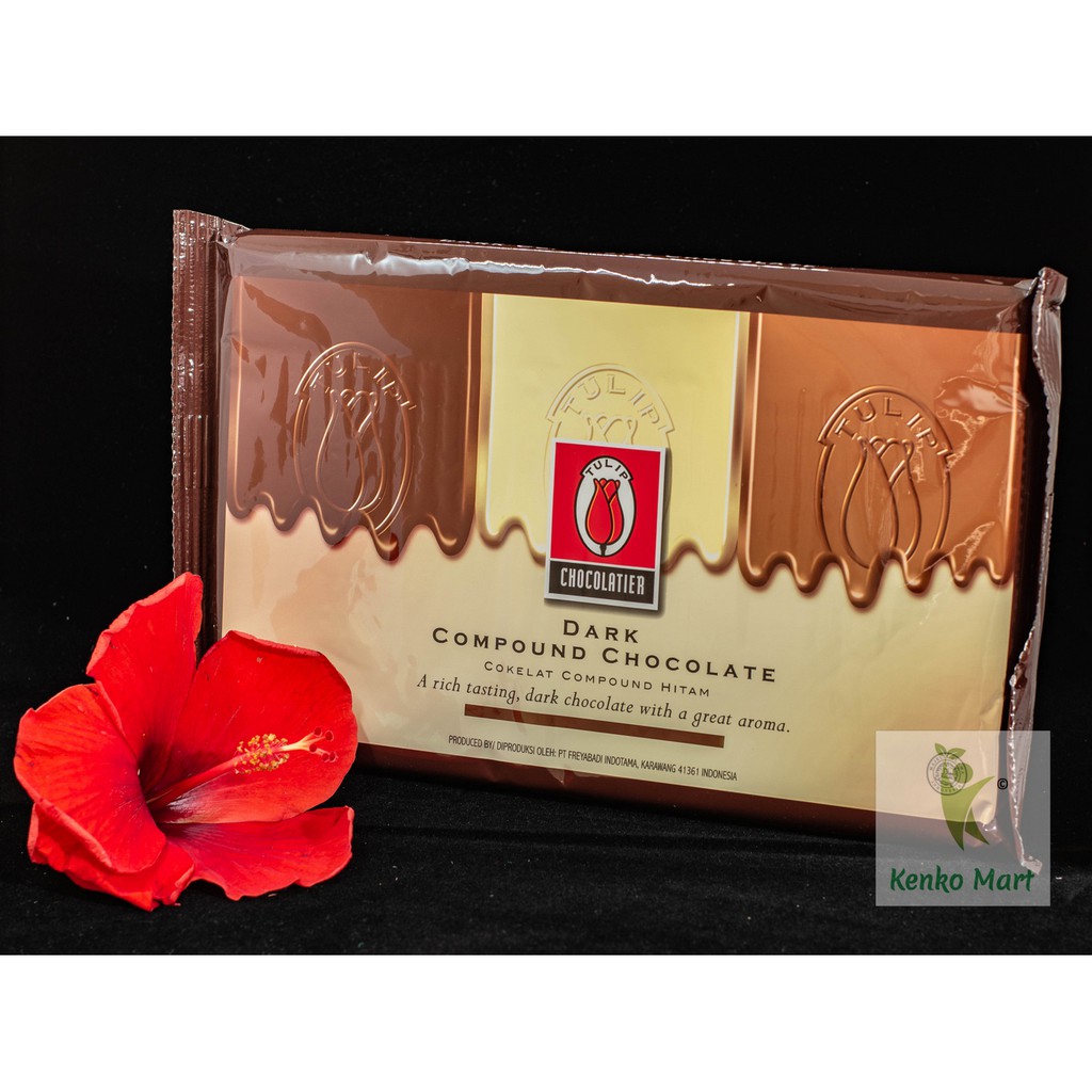 TULIP Dark Chocolate Compound 1 kg - Coklat Batang 1 kg