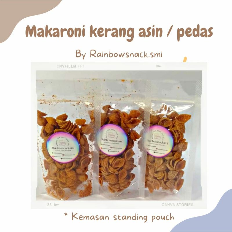 

Makroni kerang pedas / asin