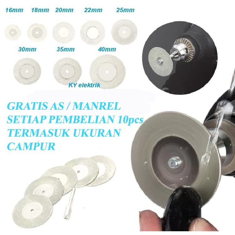 mata potong Diamond gerinda mini Diamond Gerinda Potong