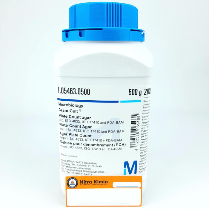 Plate Count Agar/Media Plate Count Agar/PCA/Media PCA