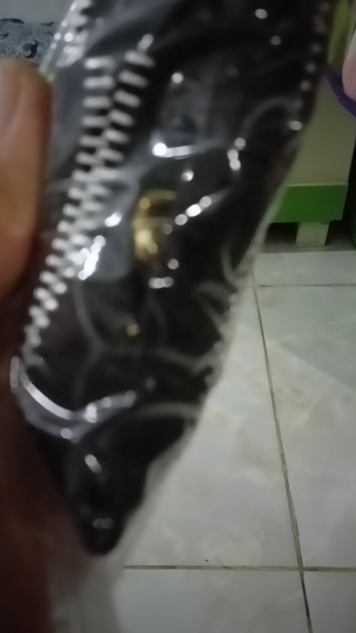 Kepala Resleting Tas No 5 Gigi Besi Gundul Gold
