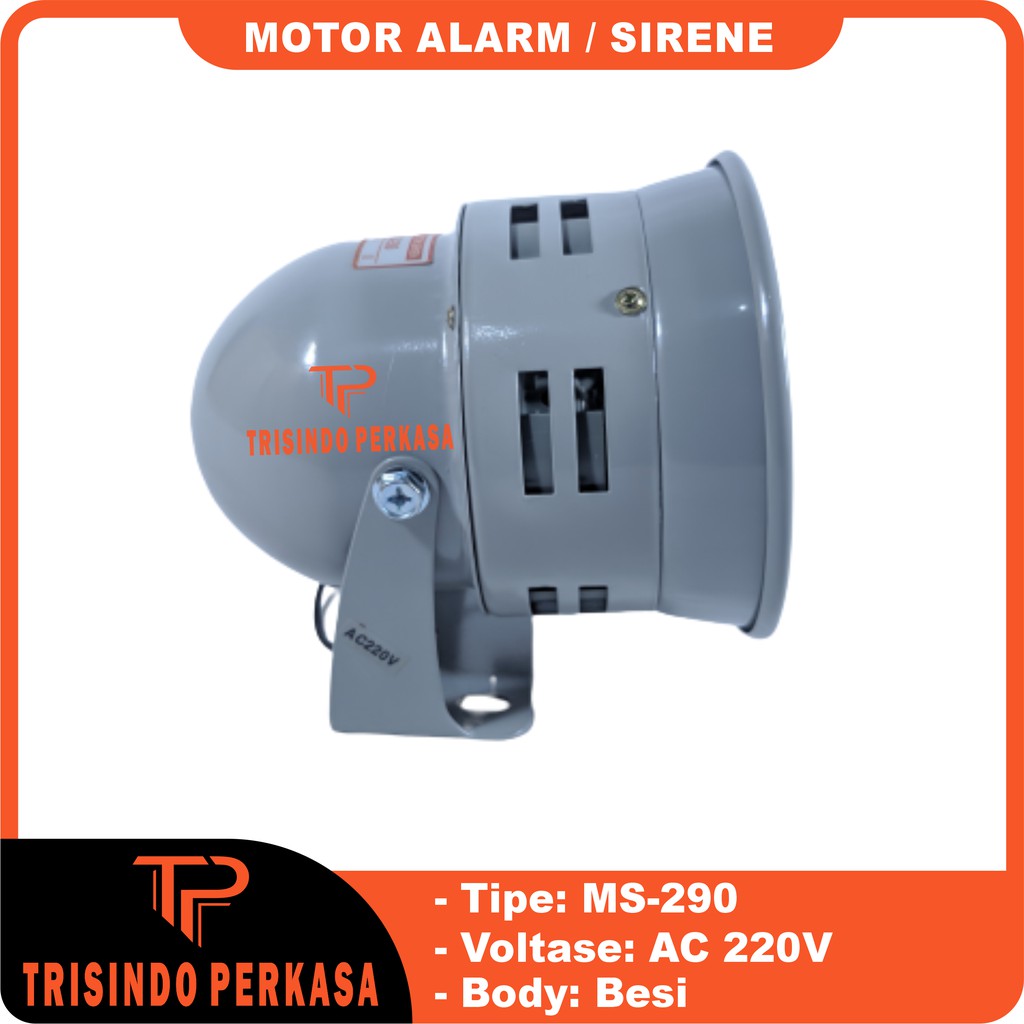 Sirine / Motor Sirene / Alarm Sirene MS 290 MS-290 AC 220V