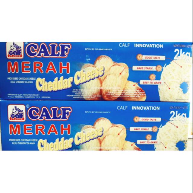 

MURAH Calf Merah Keju Cheese Cheddar 2 kg