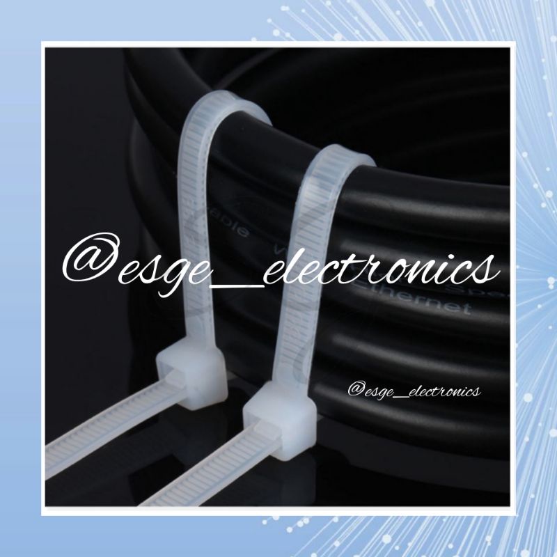 10PCS KABEL TIES 2.5X100MM CABLE TIES KABLE TIES KABEL TIE CABLE TIE PENGIKAT KABEL SEGEL TALI TIES KABEL TIS CABLE TIS CABLE TIES TALI RIPET KABEL TIE TALI TIS TALI TIES CABLE TIE CABLE TIES KABEL TISH PENGIKAT PAGAR PENGIKAT MAKANAN PLASTIK