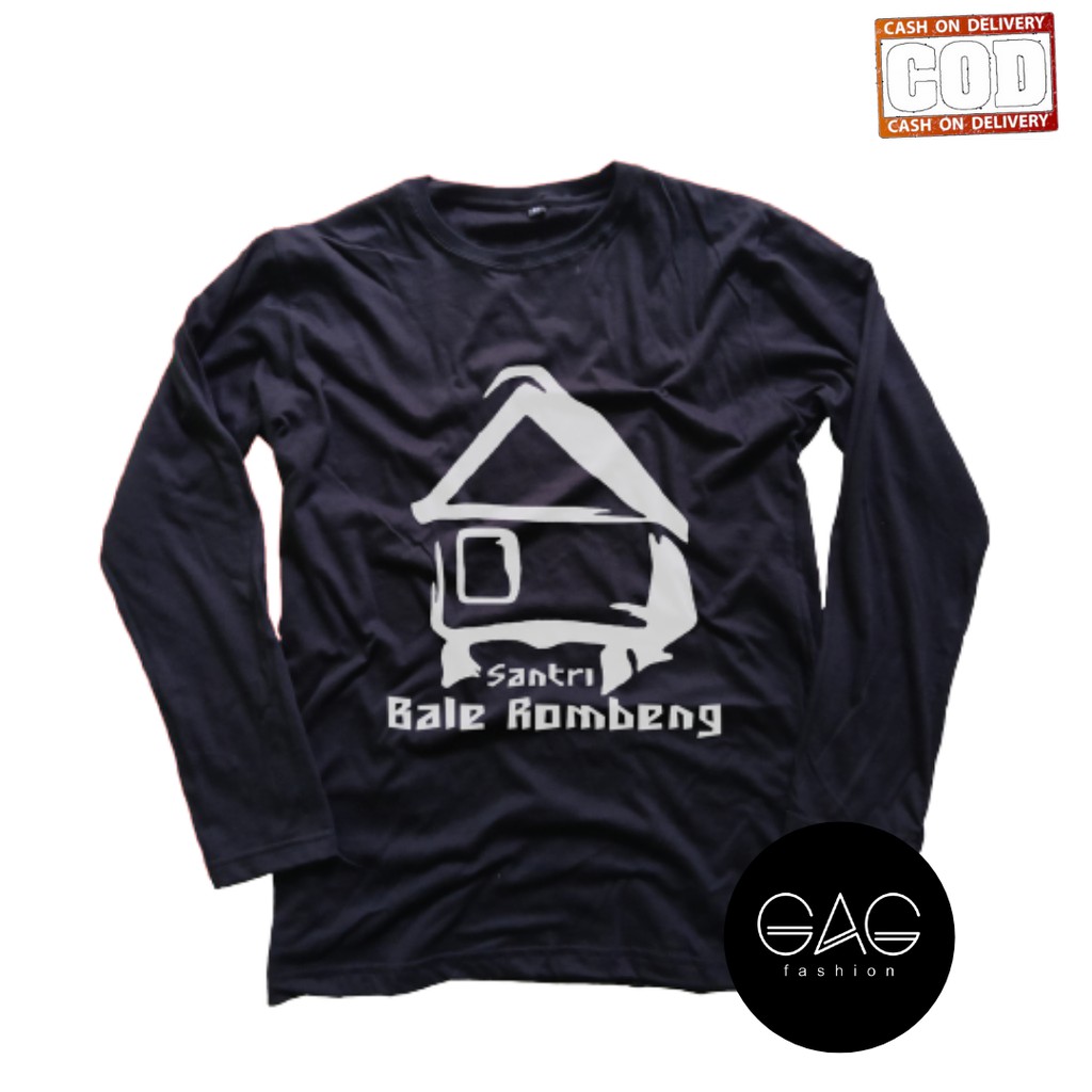 Kaos SANTRI BALE ROMBENG-Kaos Santri Salafy/KD059 Kaos Pria/Wanita