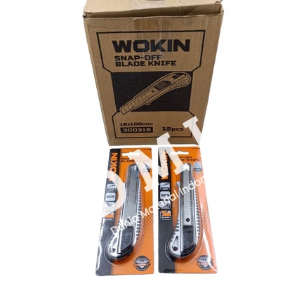 

Cutter Wokin Besar Alumunium Autolock | Pisau Cuter Kuat & Tajam | ATK
