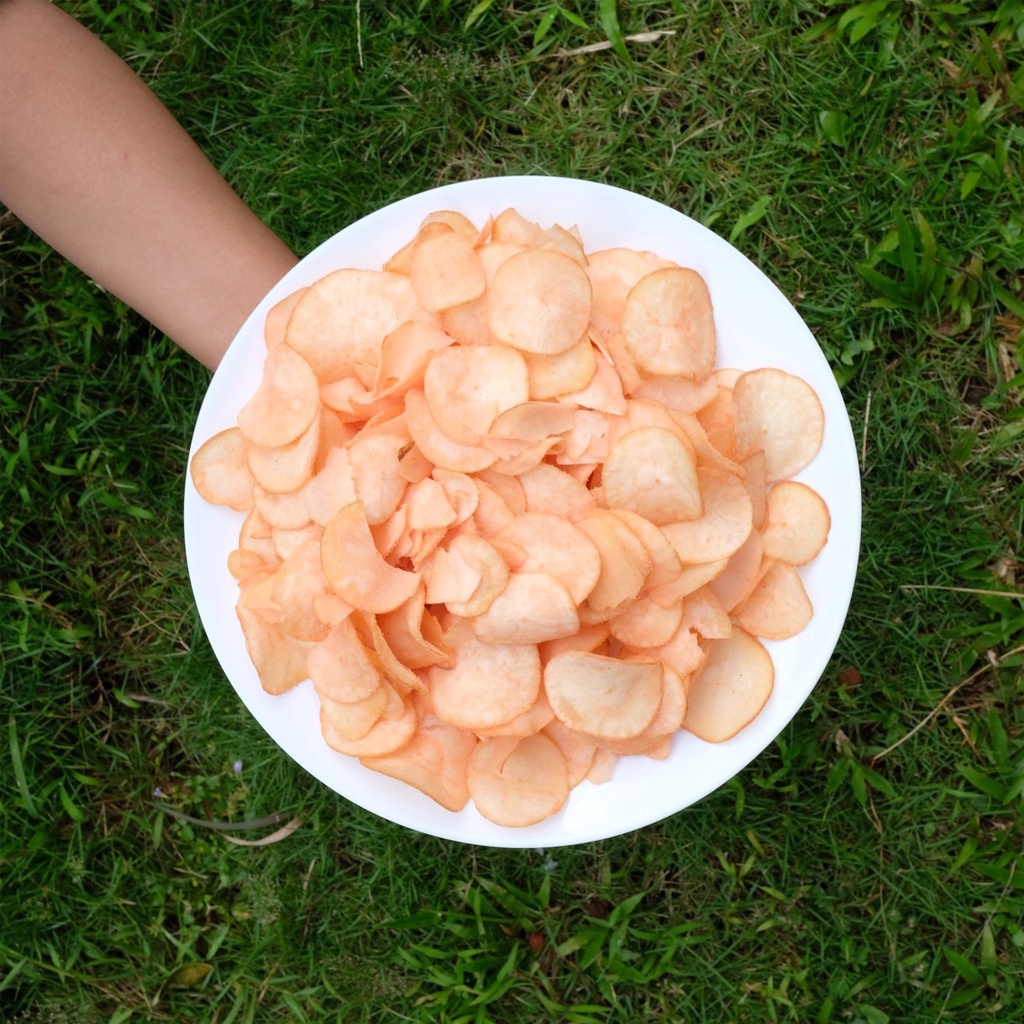 

KERIPIK SINGKONG CRISPY BBQ BARBEQUE ASIN GURIH CEMILAN SNACK OLEH OLEH MAKANAN RINGAN