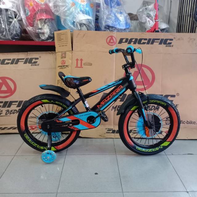 Sepeda anak Bmx 18" Mazara 2255 -3 Ban 3.0(Ban Besar)  SNI