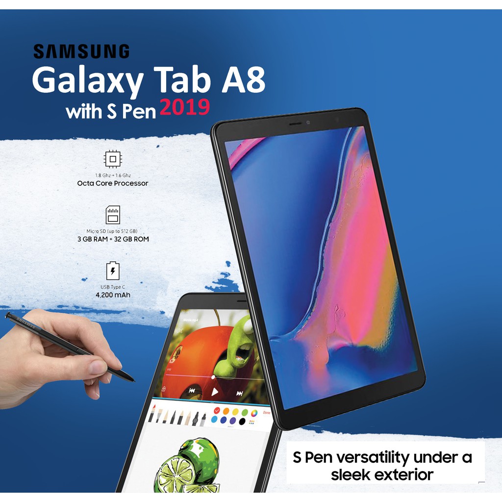 Samsung Galaxy Tab A8 2019 With S Pen Garansi Resmi