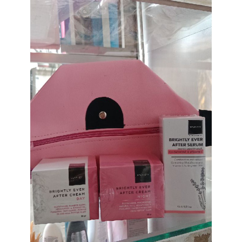 Paket scarlett wajah 3in 1( cream siang, cream malam, serum)