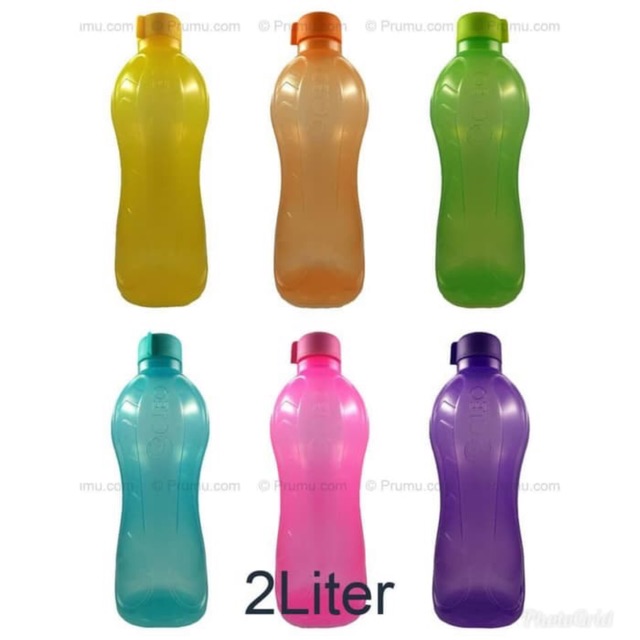 BISA COD ! TERLARIS !! BOTOL MINUM TRANSPARAN RAINBOW 2 LITER JUMBO