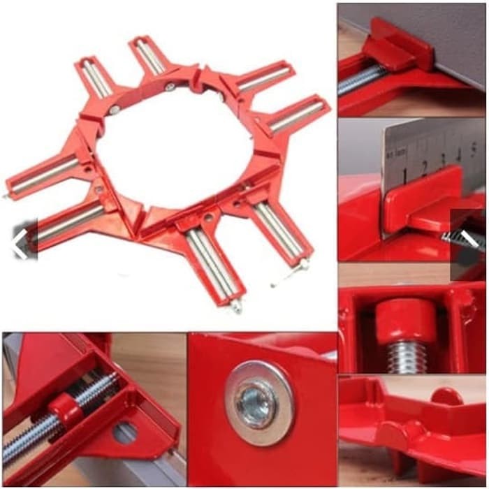 Klem Clamp Kayu Penyiku Siku Sudut Mitre Corner Right Angle 90 Derajat