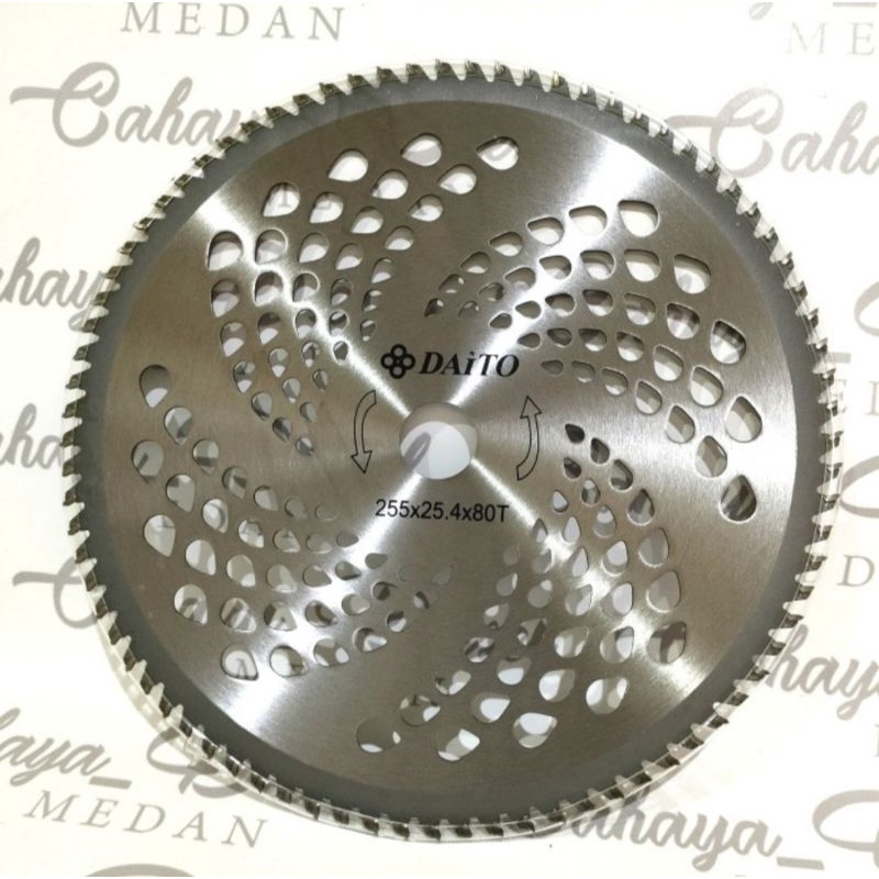 MATA PISAU BABAT POTONG RUMPUT BULAT 80T MATA INTAN