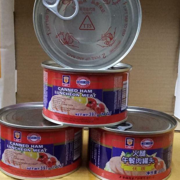 

Makanan Kaleng Canned HAM luncheon meat premium daging maling 397 gram