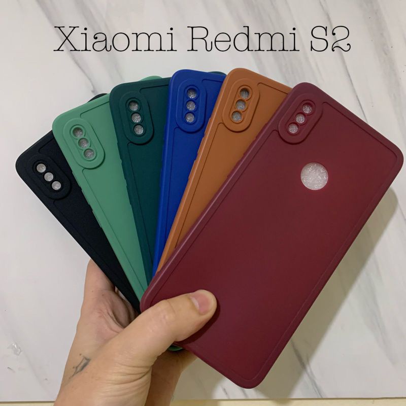 Case Xiaomi Redmi S2 - Softcase Procamera Full Cover Matte - UA