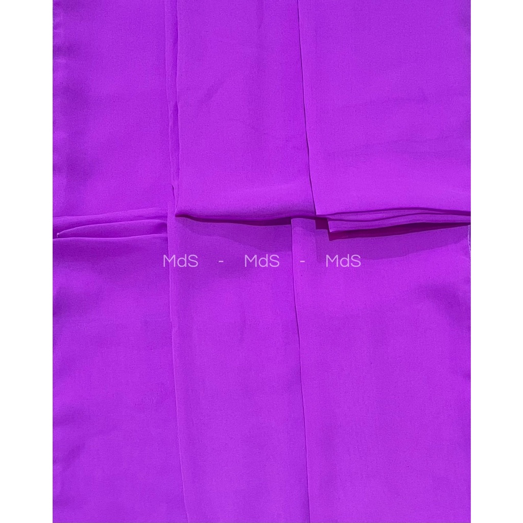 Selendang Crep Bali Panjang 2,5 Meter-Purple