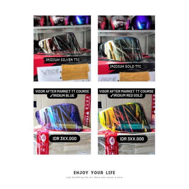 IRIDIUM GOLD TTC VISOR TTC IRIDIUM TTC IRIDIUM BLUE TTC VISOR TT COURSE IRIDIUM TT COURSE